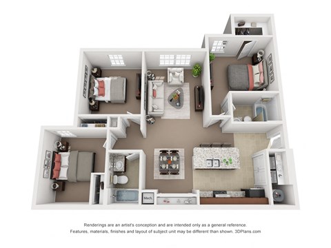 a floor plan of a 1 bedroom floor plan with a bathroom and a living room